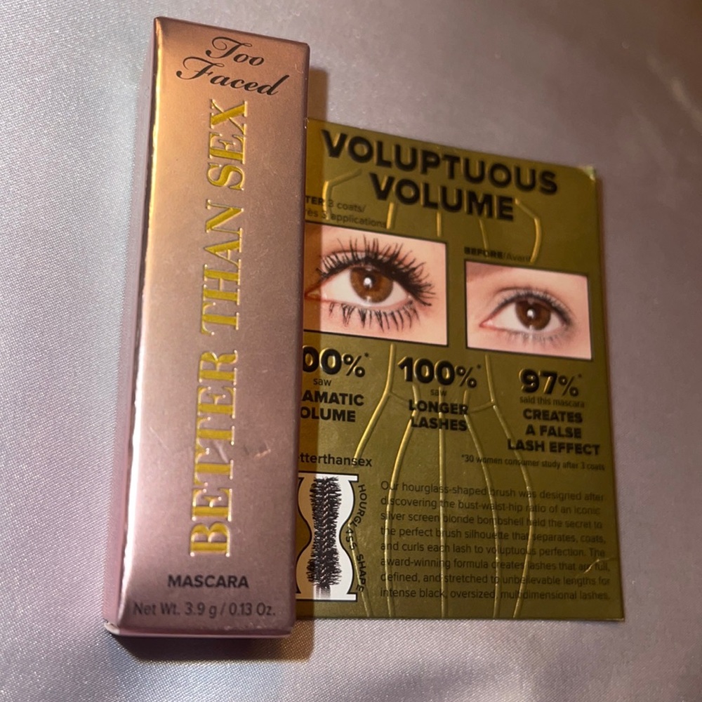 2/$20💋 Too Faced Better Than Sex mascara